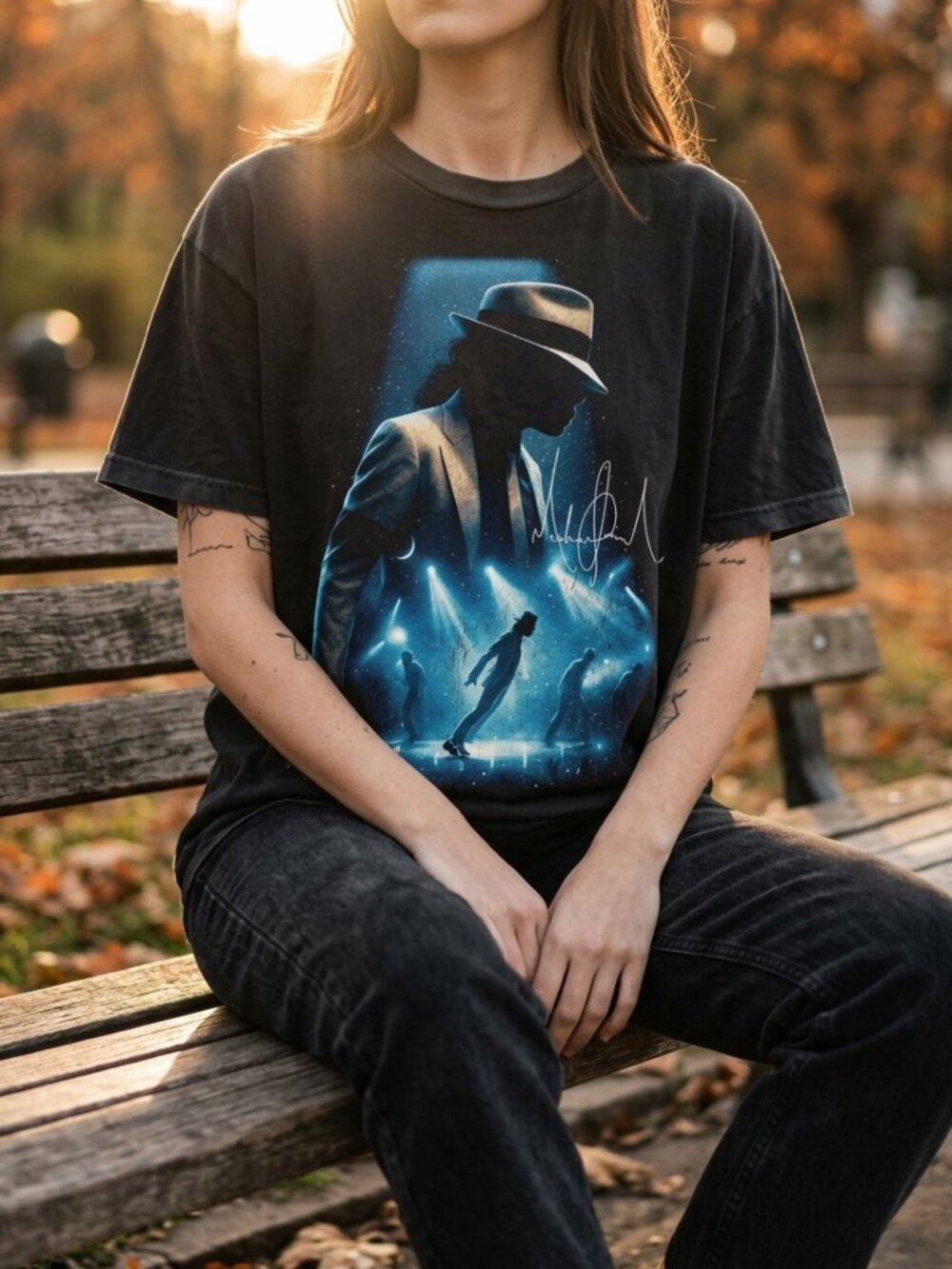 Michael Jackson Vintage Concert Tee Retro Y2K Pop Streetwear Shirt